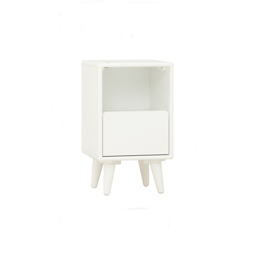 Yara Bedside Table With 1 Drawer LED Light - Side Table by yohauz