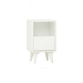 Yara Bedside Table With 1 Drawer LED Light - Side Table by yohauz