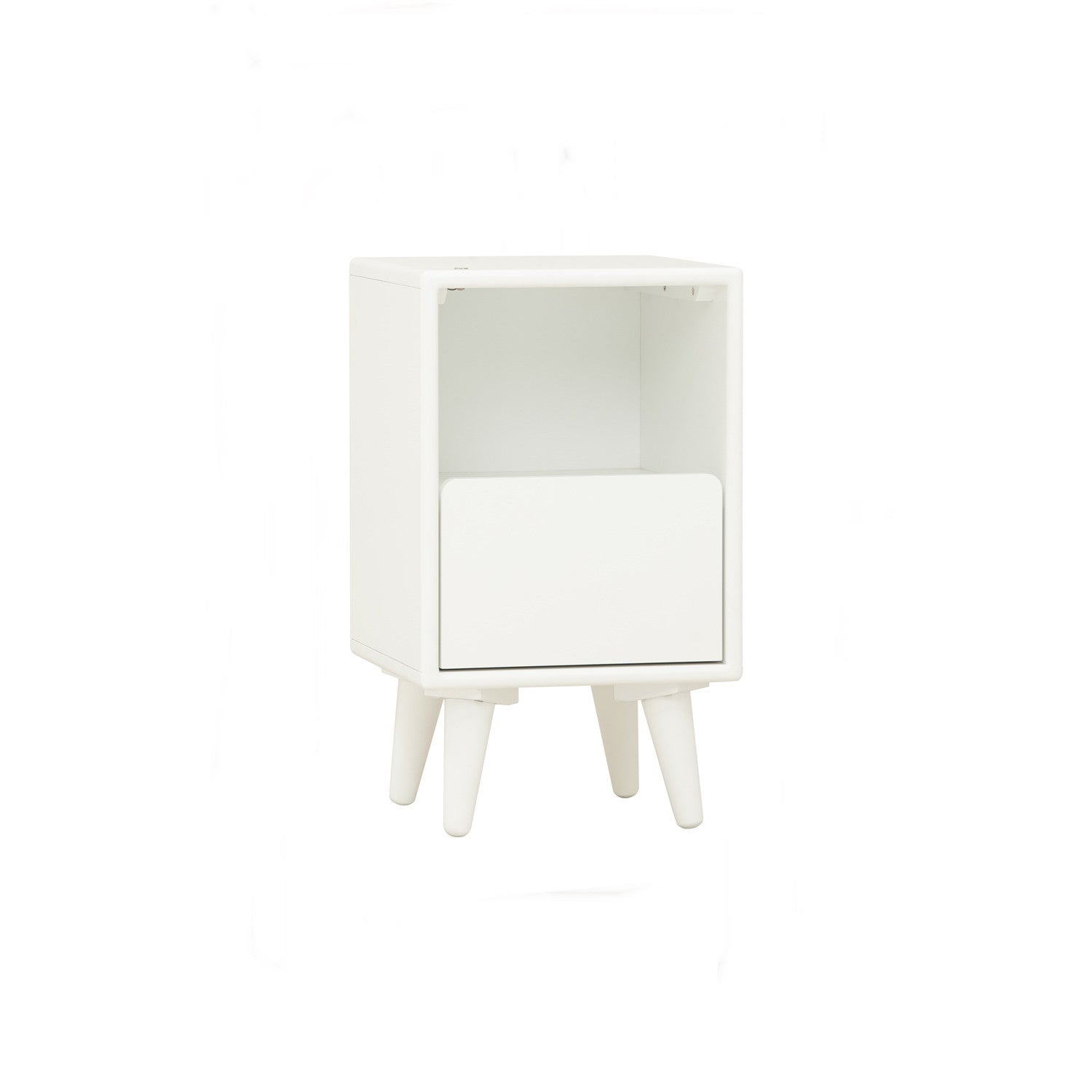 Yara Bedside Table With 1 Drawer LED Light - Side Table by yohauz