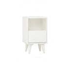 Yara Bedside Table With 1 Drawer LED Light - Side Table by yohauz