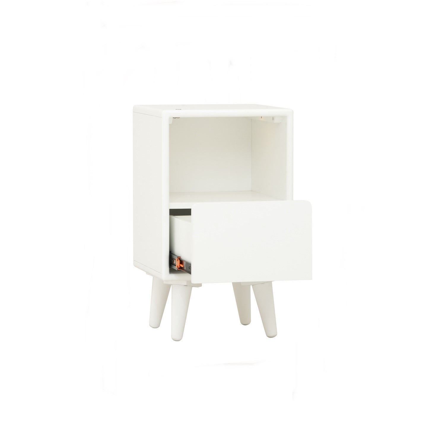 Yara Bedside Table With 1 Drawer LED Light - Side Table by yohauz