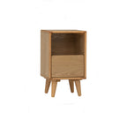 Yara Bedside Table With 1 Drawer LED Light - Side Table by yohauz
