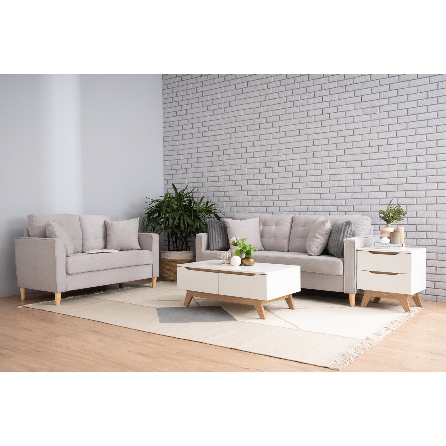 Slavia 3 Seater Sofa - Sofa by yohauz