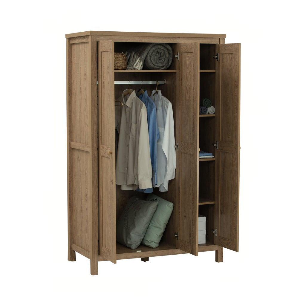 Rhodes 3 Door Wardrobe - Storage by yohauz