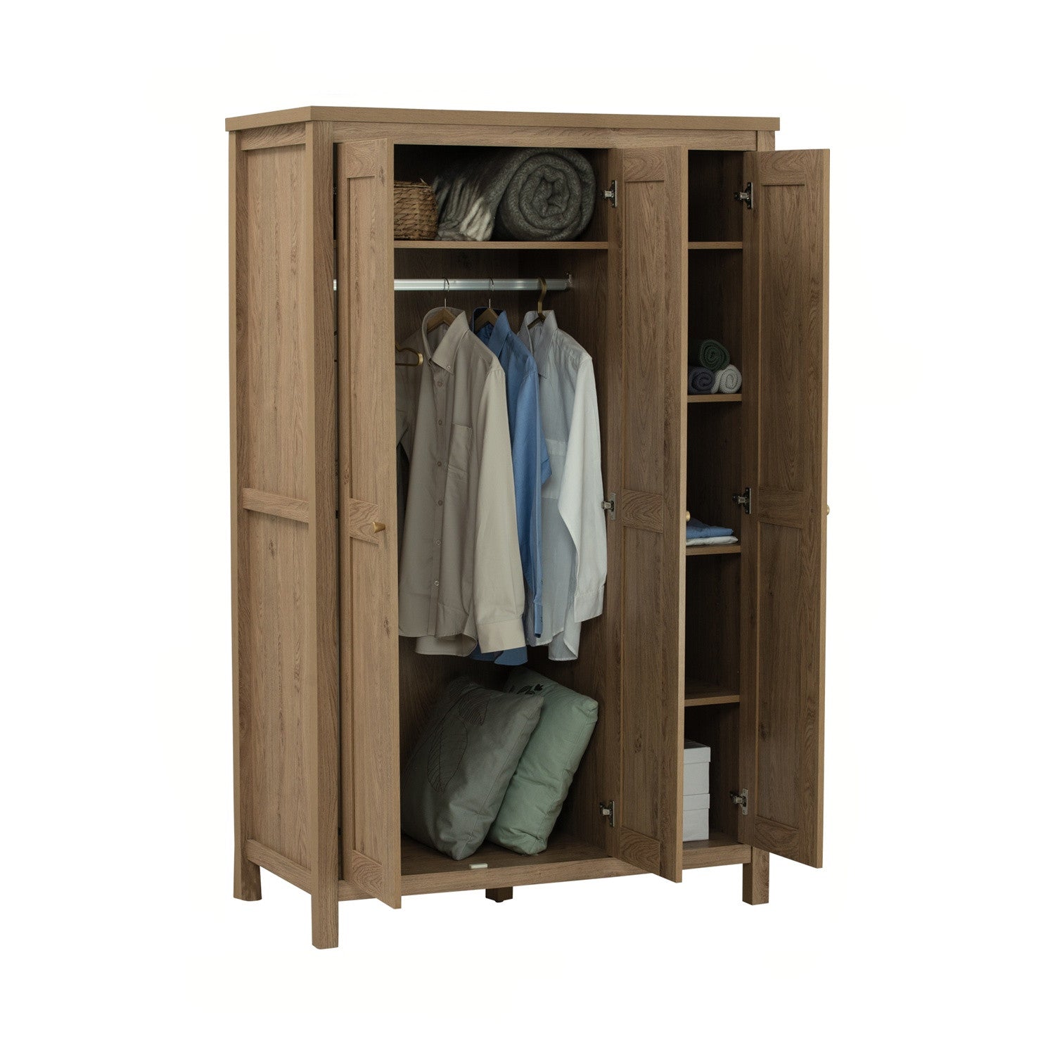 Rhodes 3 Door Wardrobe - Storage by yohauz