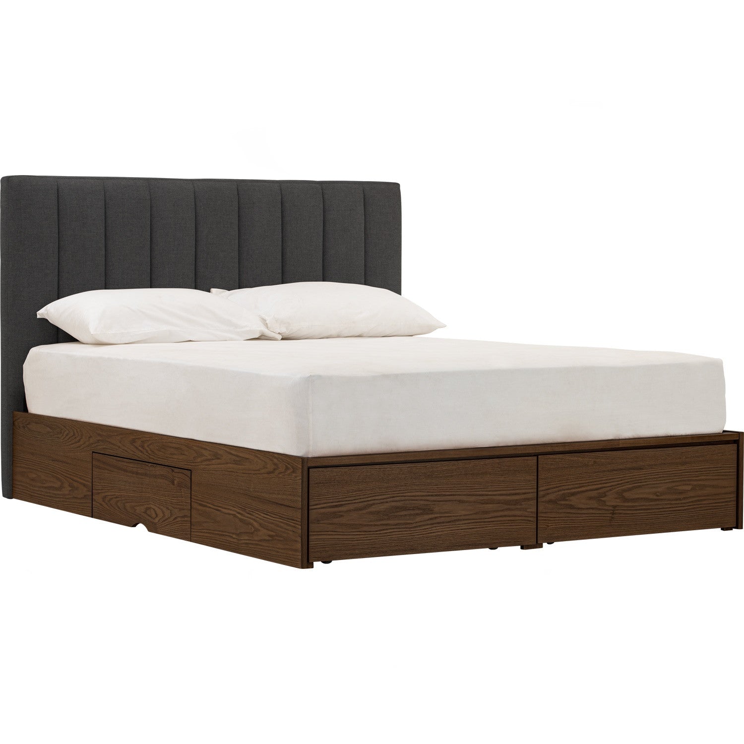 Mola Queen Bed With Storage 190cm Bed Panel - Bed by yohauz