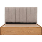 Mola Queen Bed With Storage 190cm Bed Panel - Bed by yohauz