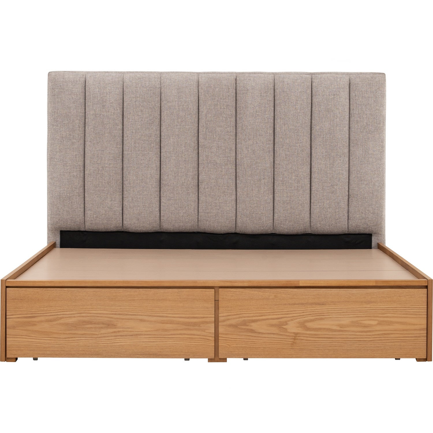 Mola Queen Bed With Storage 190cm Bed Panel - Bed by yohauz