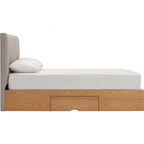 Mola Queen Bed With Storage 190cm Bed Panel - Bed by yohauz