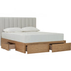 Mola Queen Bed With Storage 190cm Bed Panel - Bed by yohauz
