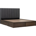 Mola Queen Bed With Storage 190cm Bed Panel - Bed by yohauz