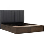Mola Queen Bed With Storage 190cm Bed Panel - Bed by yohauz