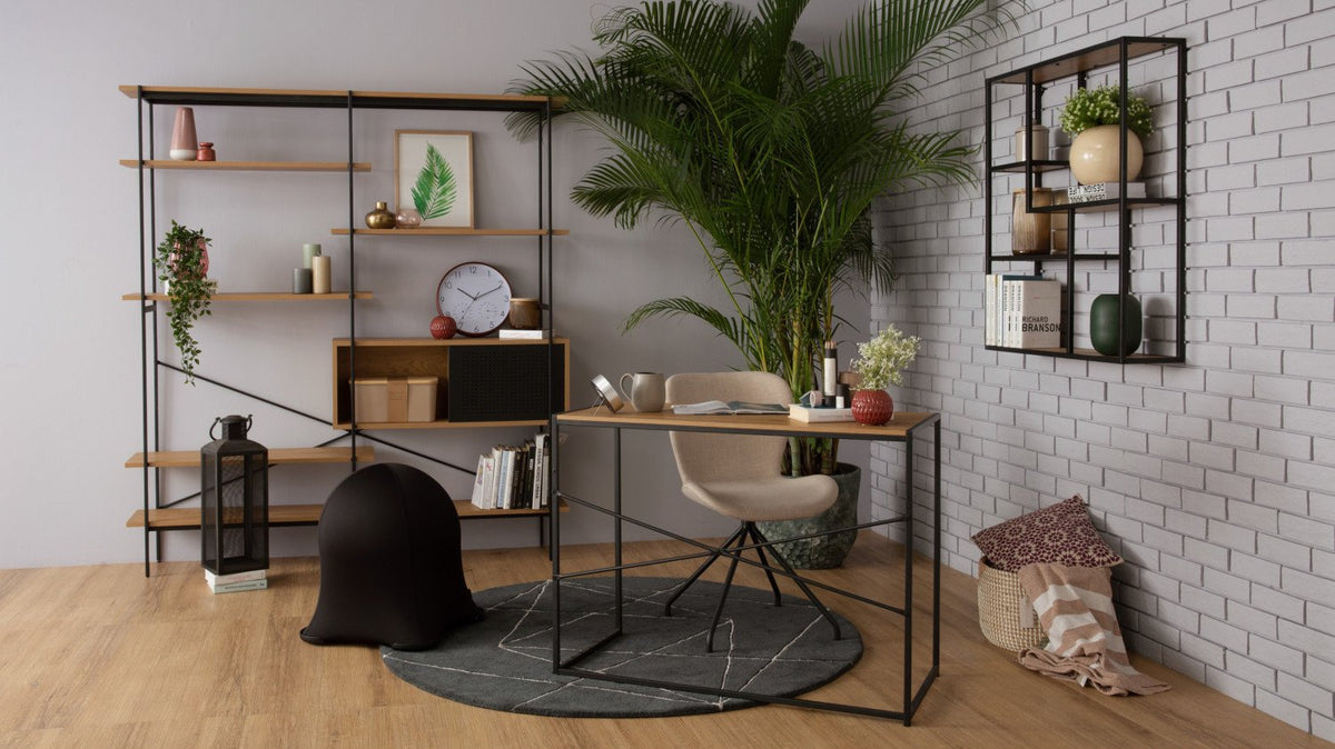 Bram Solid Oak Studio Working Desk — Working Desk | Yohauz Malaysia ...